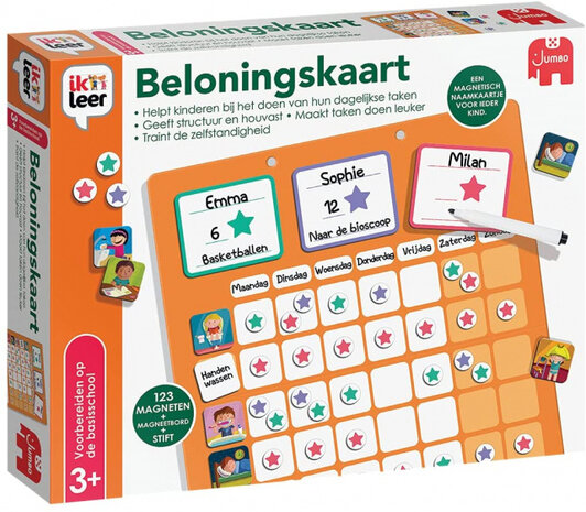 leerspel Ik leer Beloningskaart 36 x 26 cm karton 126-delig