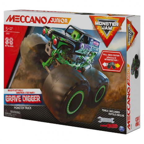 bouwset Monster Jam Grave Digger groen 127-delig