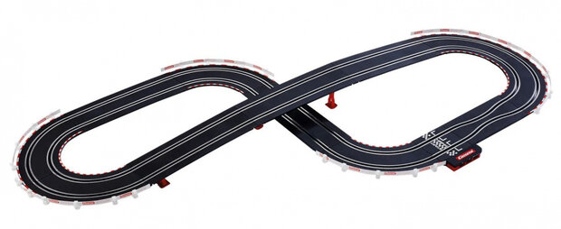 racebaanset Build &#039;n Race 3,6 meter 1:43 zwart 3-delig