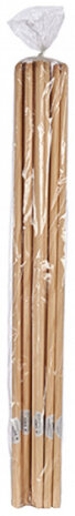 decoratiestok 115 x 2,2 cm hout lichtbruin
