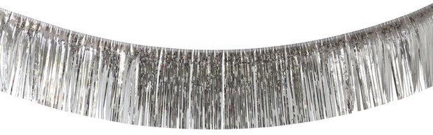 franjeslinger 6 meter folie zilver