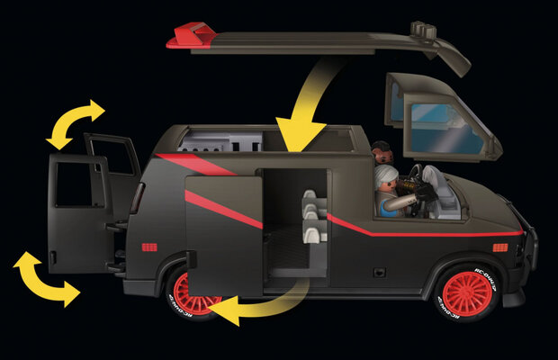 The A-team Bus (70750) 29 x 12,5 x 12,5 cm 23-delig