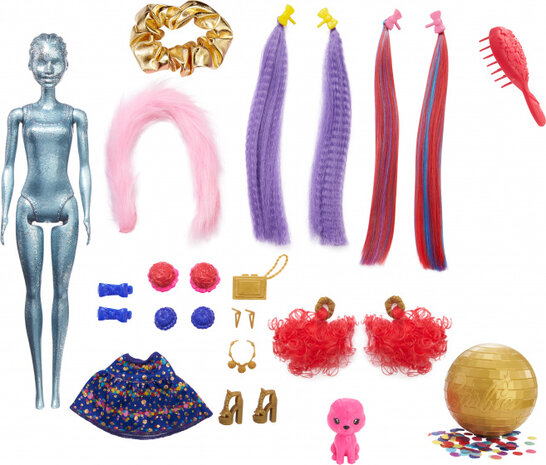 pop Color Reveal Glitter 39,4 cm paars 25-delig