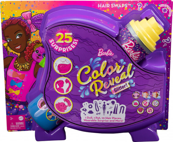 pop Color Reveal Glitter 39,4 cm paars 25-delig
