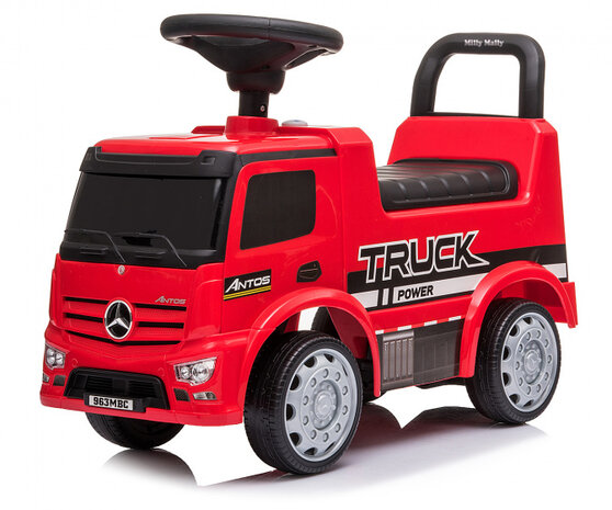 loopauto Ride On Mercedes Antos 60 x 44 cm rood