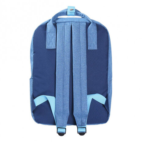 rugzak Stitch 25 liter 27 cm polyester jeansblauw
