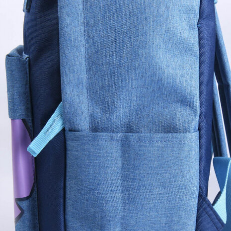 rugzak Stitch 25 liter 27 cm polyester jeansblauw
