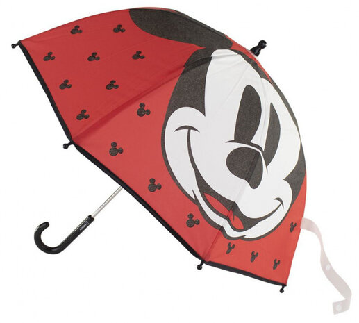 kinderparaplu Mickey junior 71 cm EVA rood