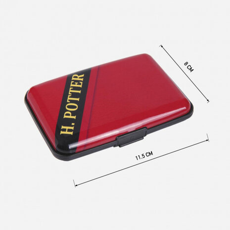 pasjeshouder Gryffindor 11,5 x 8 cm ABS rood/zwart