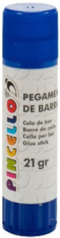 lijmstift junior 21 gram wit/blauw
