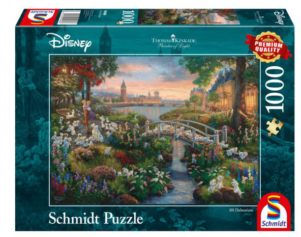 legpuzzel Disney 101 Dalmati&euml;rs karton 1000 stukjes
