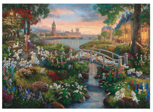legpuzzel Disney 101 Dalmati&euml;rs karton 1000 stukjes