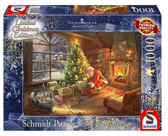 legpuzzel Santa Is Here karton 1000 stukjes