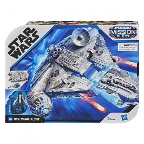 speelset Millennium Falcon 30 x 38 cm grijs 4-delig