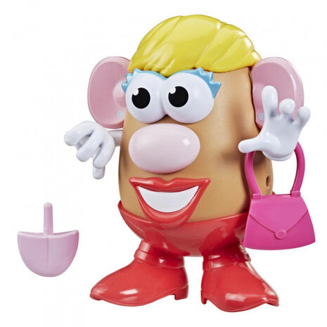 speelfiguur Mrs. Potato Head junior 19 cm rood 12-delig