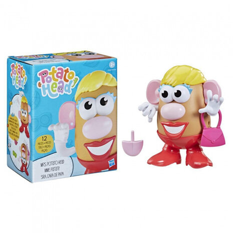 speelfiguur Mrs. Potato Head junior 19 cm rood 12-delig