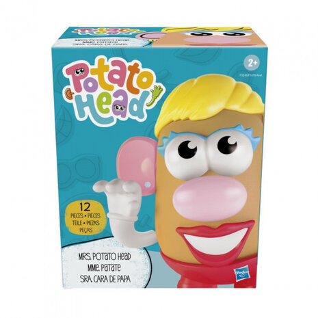 speelfiguur Mrs. Potato Head junior 19 cm rood 12-delig
