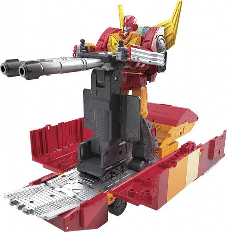 transformer Rodimus Prime 33 cm geel 8-delig