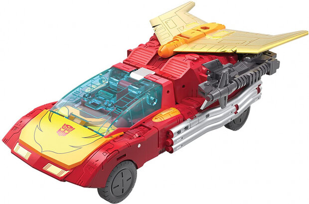 transformer Rodimus Prime 33 cm geel 8-delig