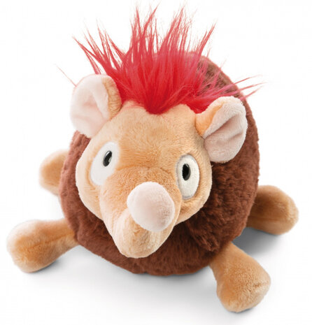 knuffel Tyson junior 25 cm pluche roze/bruin