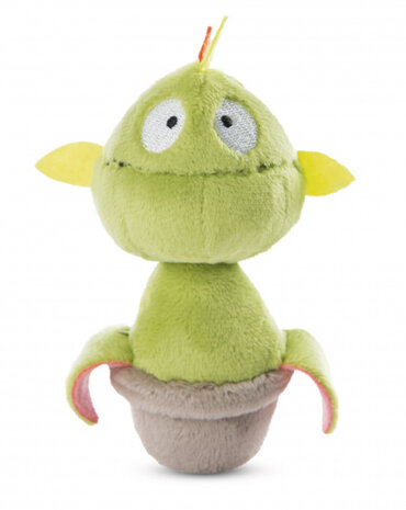 magneet Gisela junior 12 cm pluche groen