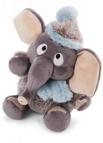 knuffel Olifant Amadou junior 25 cm pluche oranje