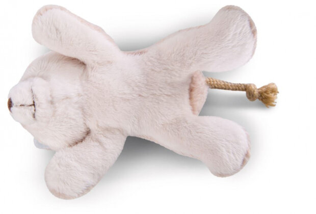 magneet Nordin junior 12 cm pluche beige/wit