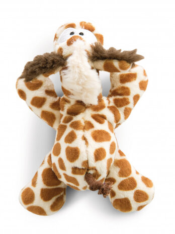 magneet Giraffe Gina 12 cm pluche beige/bruin