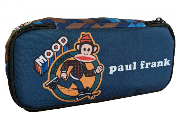 etui Mood junior 23 x 6 x 10 cm textiel blauw