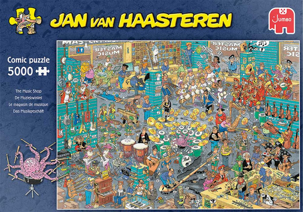 legpuzzel Jan van Haasteren De Muziekwinkel 5000 stuks