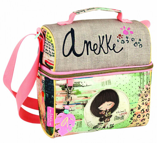 koeltas 7 liter 20 x 24 cm polyester roze