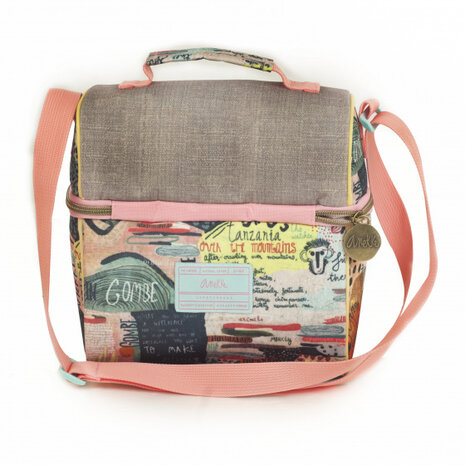 koeltas 7 liter 20 x 24 cm polyester roze