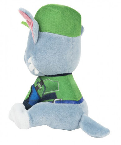 knuffel Paw Patrol Rocky 15 cm pluche lichtblauw
