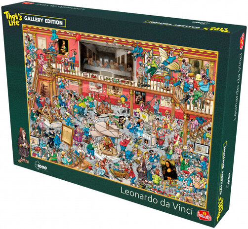 legpuzzel Leonardo Da Vinci 36,5 x 27 cm 1000 stukjes