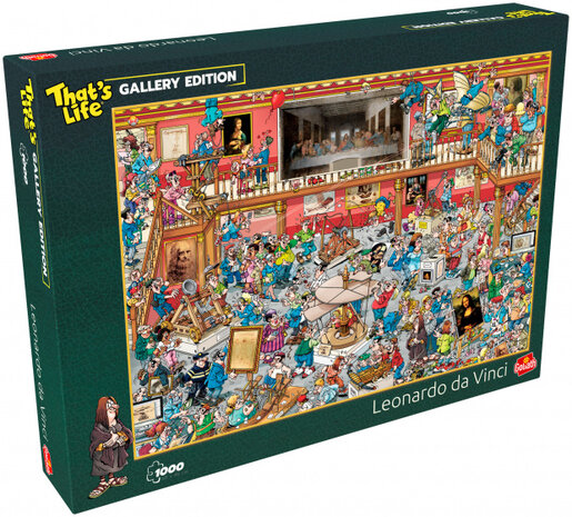 legpuzzel Leonardo Da Vinci 36,5 x 27 cm 1000 stukjes