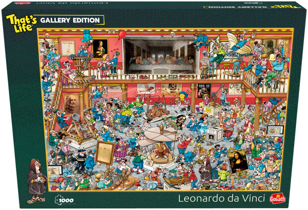 legpuzzel Leonardo Da Vinci 36,5 x 27 cm 1000 stukjes