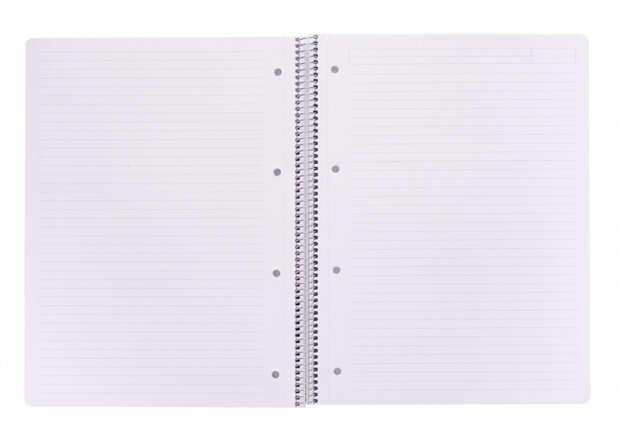 notitieboek Balanced Diet A4 gelinieerd roze 80 pagina&#039;s