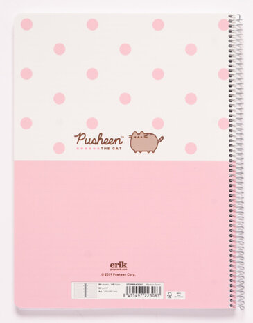 notitieboek Balanced Diet A4 gelinieerd roze 80 pagina&#039;s