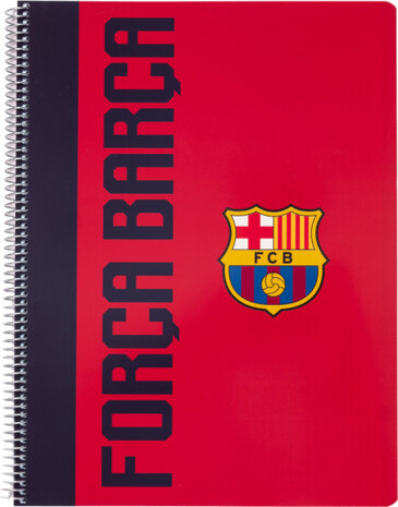 schrijfblok geruit 5 mm A4 papier rood