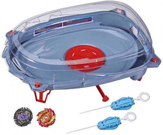 gevechtsset Beyblade junior transparant 5-delig