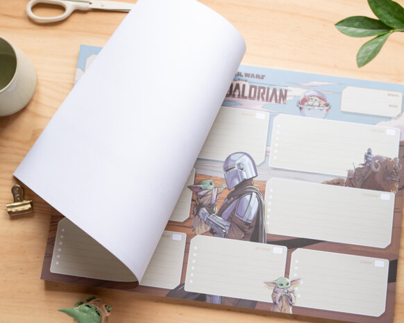 scheurkalender The Mandalorian A3 bruin 54 pagina&#039;s