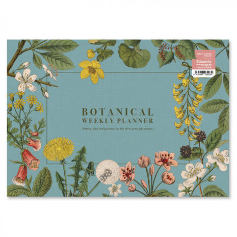 scheurkalender Botanical A3 beige/groen 54 pagina&#039;s