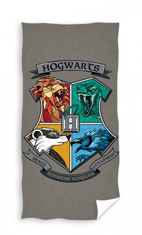 badlaken Hogwarts junior 70 x 140 cm katoen