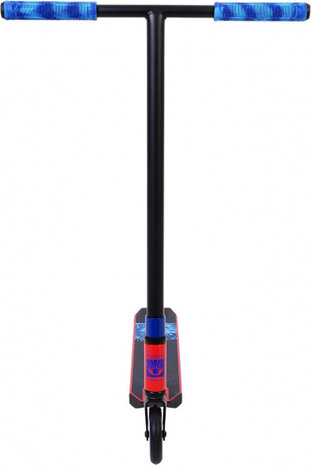stuntstep Mini 1-4-8 junior voetrem zwart/rood