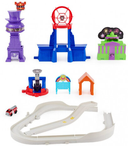 speelset Paw Patrol junior grijs 10-delig