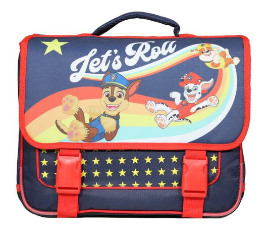 schooltas Paw Patrol 12 liter polyester blauw/rood