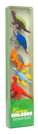 gummen Dinosaurs 2 junior rubber 5 stuks