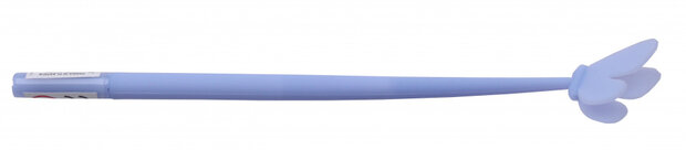 pen vlinder meisjes 24 cm rubber blauw