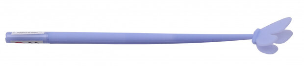 pen vlinder meisjes 24 cm rubber lila