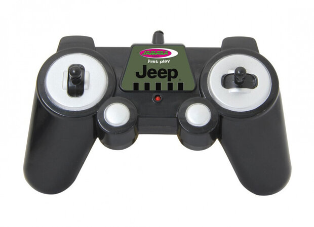 auto Jeep Wrangler RC jongens 1:14 groen/zwart 2-delig
